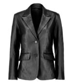 real lambskin blazers for womens black leather blazer jacket black friday