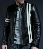 Vin Diesel Bloodshot Black Leather Jacket