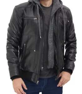 mens-black-leather-bomber-jacket-with-hood-651660442682