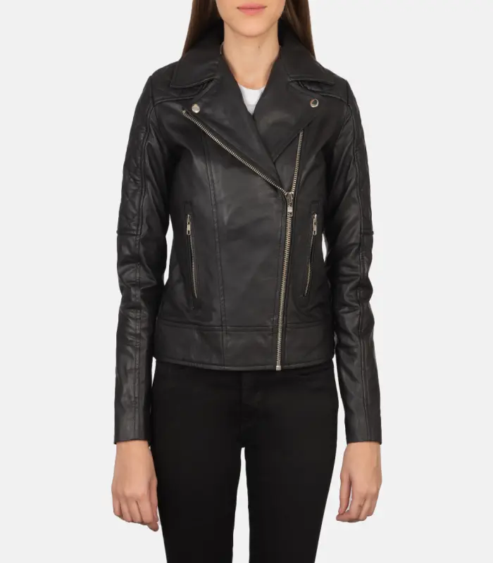 women 27s carolyn quilted black biker jacket