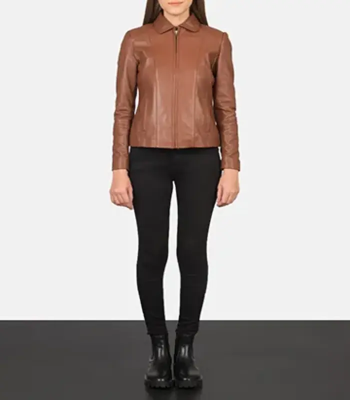 women 27s colette brown leather jacket