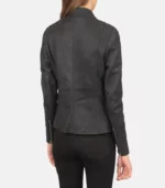 women 27s kelsee distressed black leather biker jacket